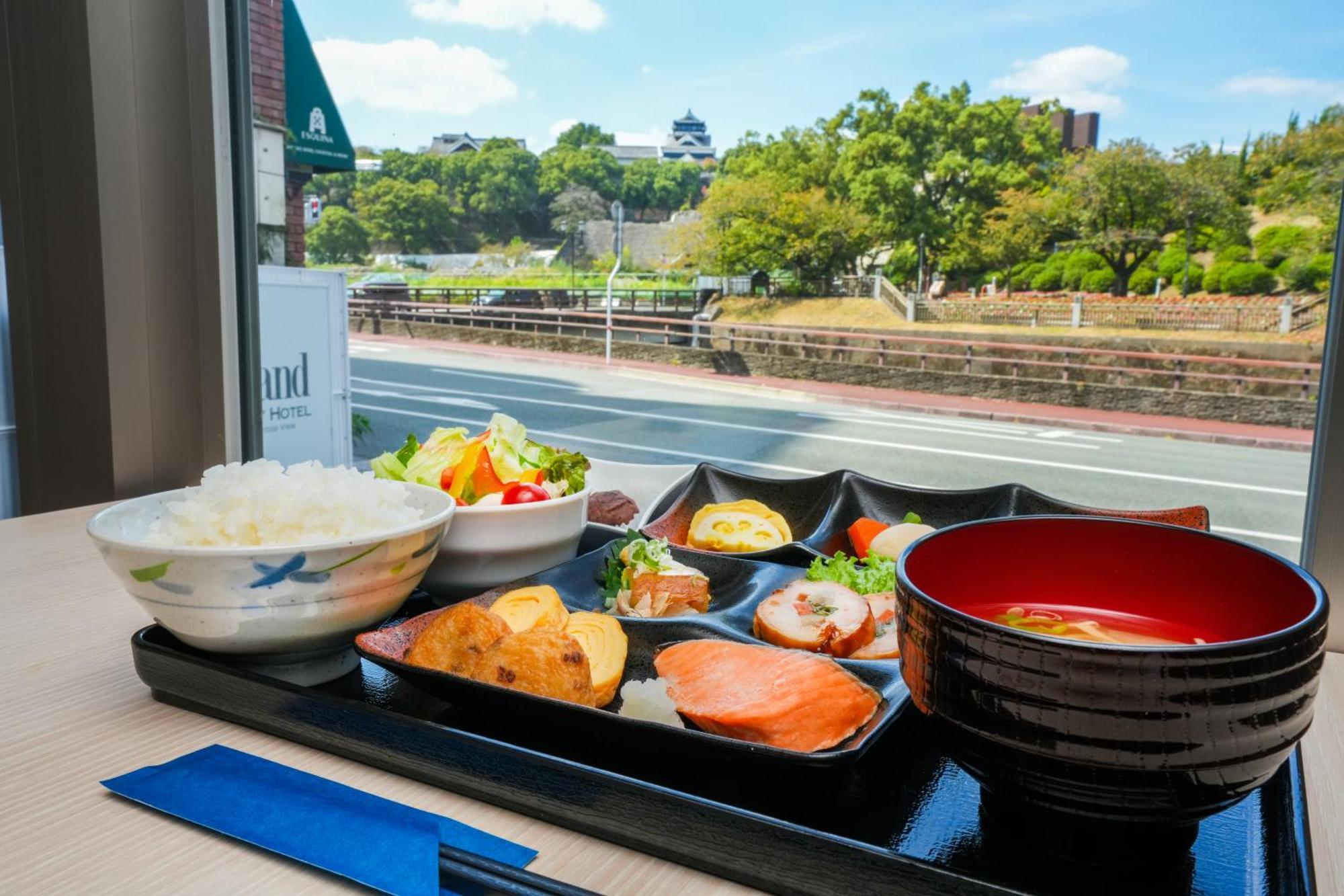 &And Comfy Hotel Kumamoto Jo View Esterno foto